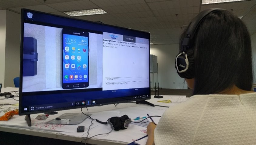 Temporary test lab